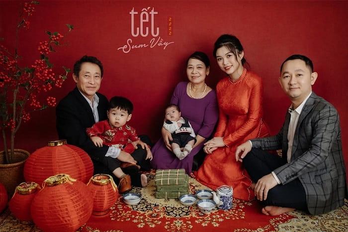 Các concept chụp ảnh Tết gia đình đẹp mắt 5