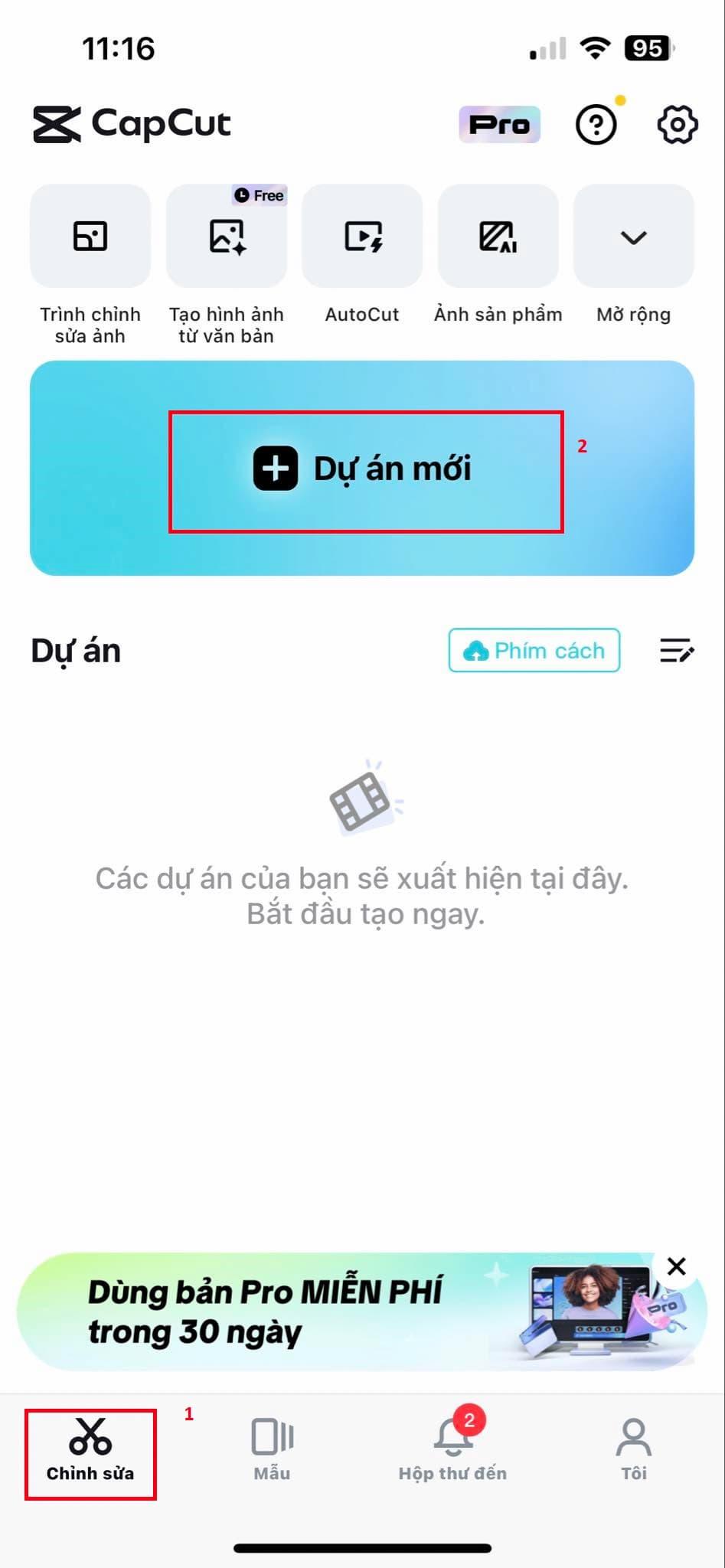 Cách chèn âm thanh vào video trên điện thoại 1