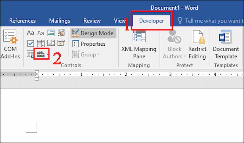 Cách chèn video có sẵn trên máy tính vào trong Word bước 1