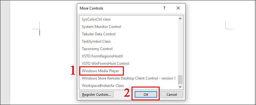 Cách chèn video có sẵn trên máy tính vào trong Word bước 3