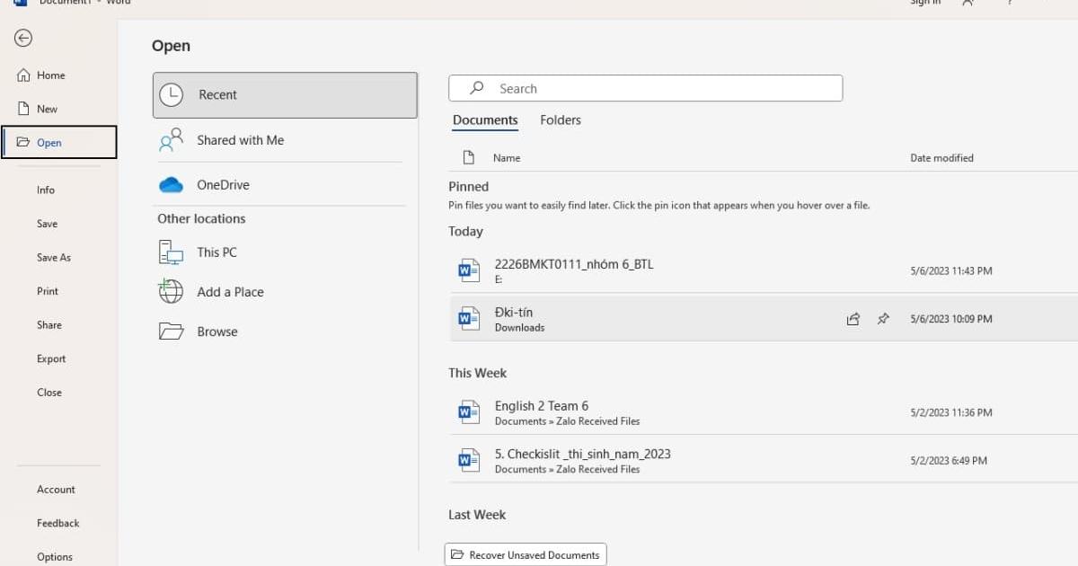 Cách chuyển file PDF sang Word Offline