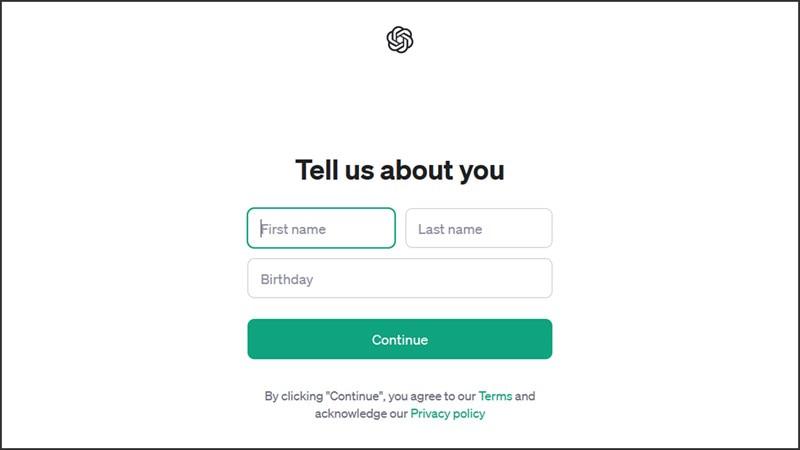 Cách đăng ký chatgpt trên máy tính bước 6