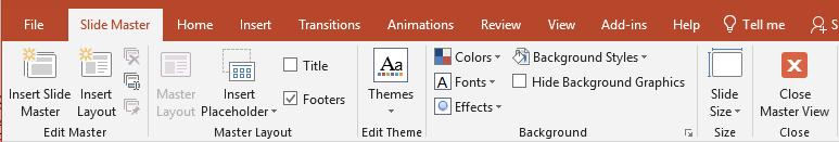 Cách đánh số trang trong Powerpoint bằng slide master bước 2