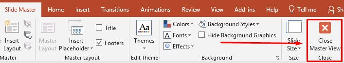 Cách đánh số trang trong Powerpoint bằng slide master bước 6