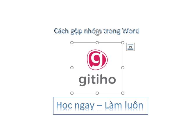 Cách group trong Word 1