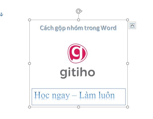 Cách group trong Word 5