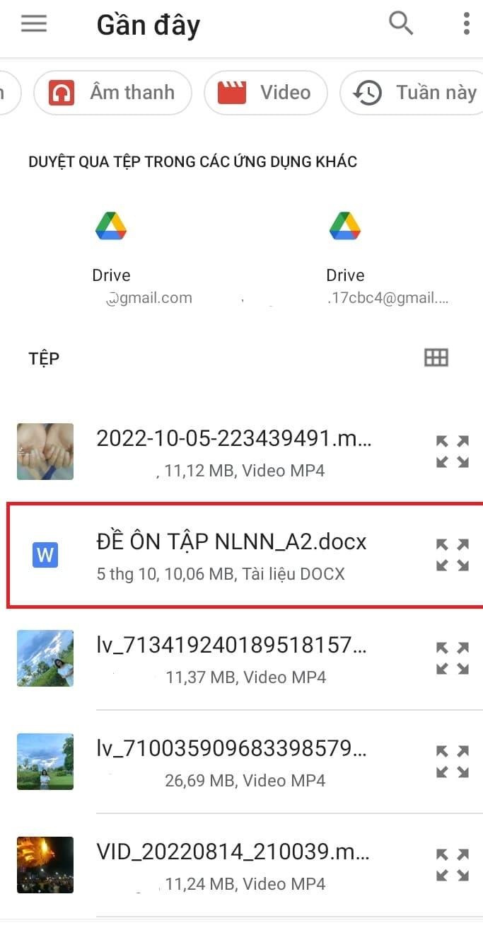 Cách gửi file Word qua Zalo trên điện thoại bước 4