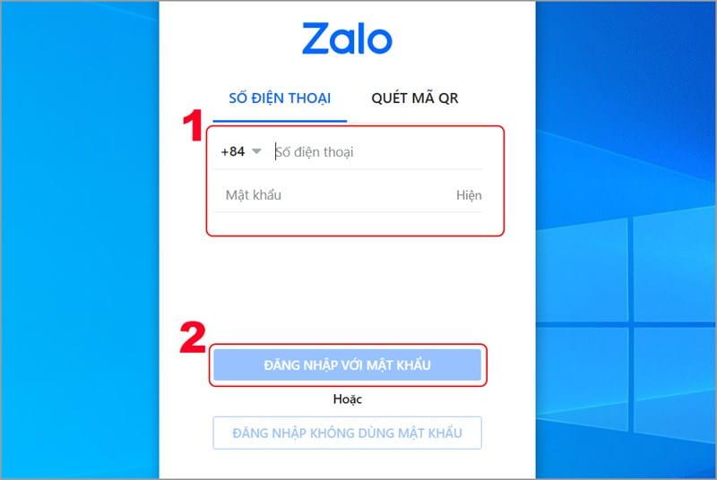 Cách gửi Powerpoint qua Zalo trên máy tính bước 1