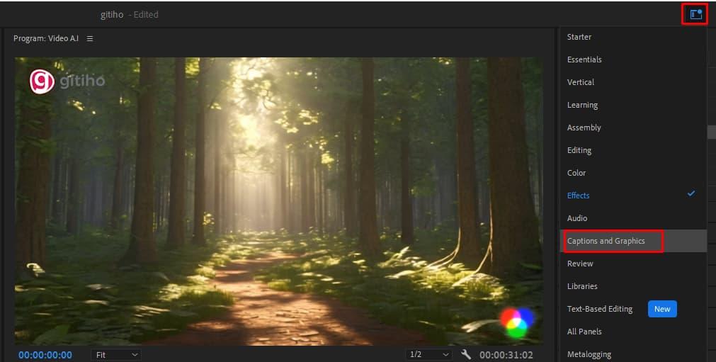 Cách làm phụ đề bằng adobe Premiere một loạt 1
