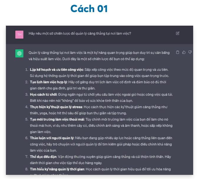 Cách sử dụng chatgpt tiếng Việt hiệu quả 2