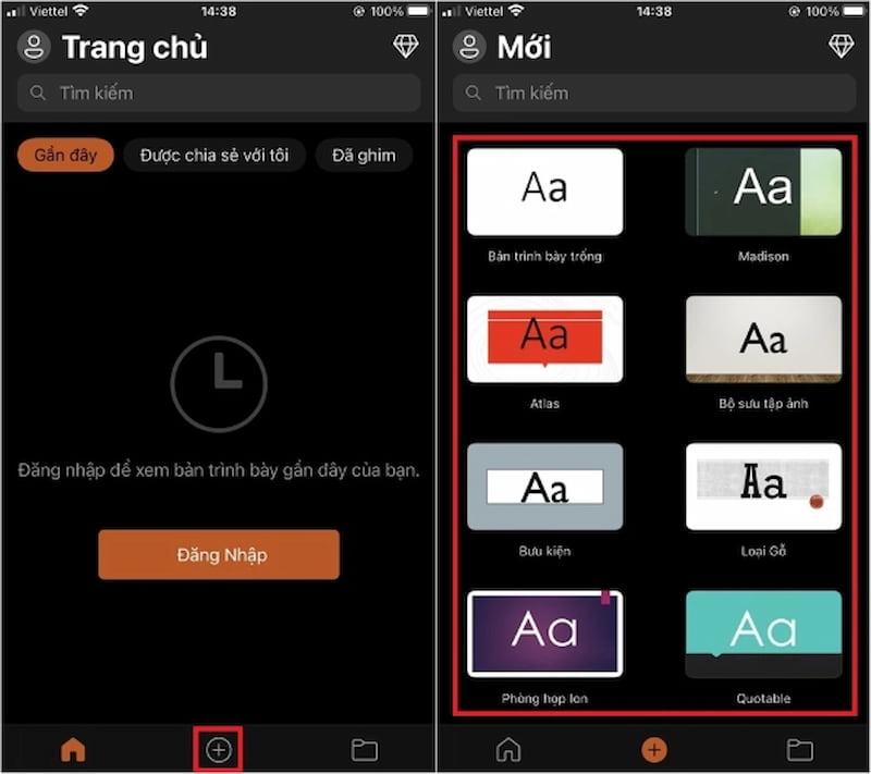 Cách sử dụng ứng dụng Microsoft Powerpoint trên iphone bước 1
