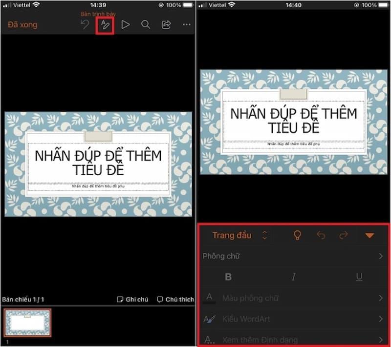 Cách sử dụng ứng dụng Microsoft Powerpoint trên iphone bước 2