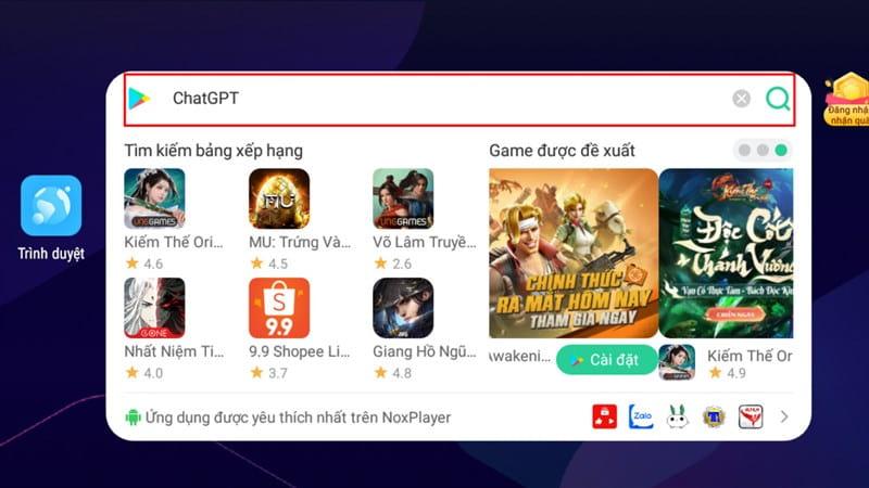 Cách tải ChatGPT bằng trình giả lập trên máy tính 2