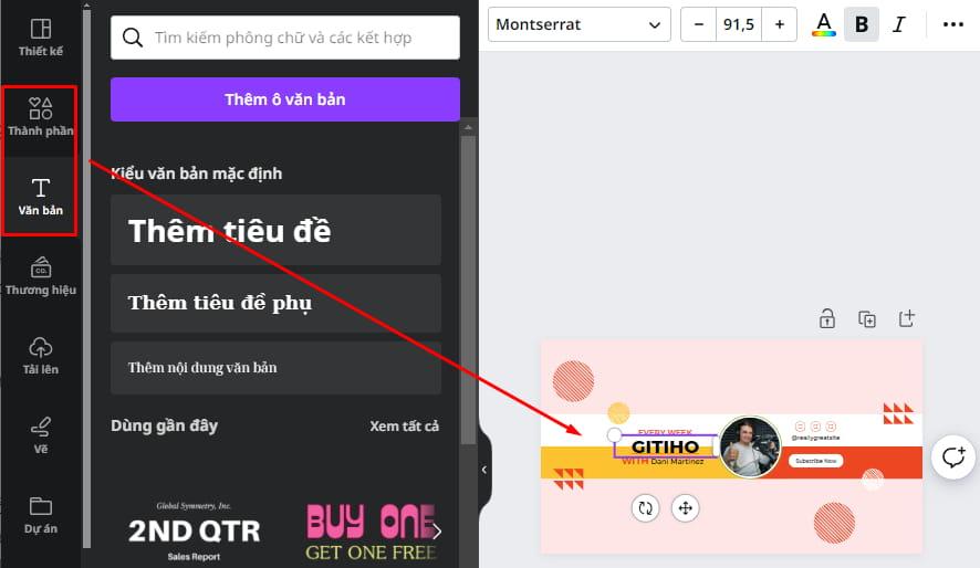 Cách tạo hình nền Youtube bằng Canva bước 4