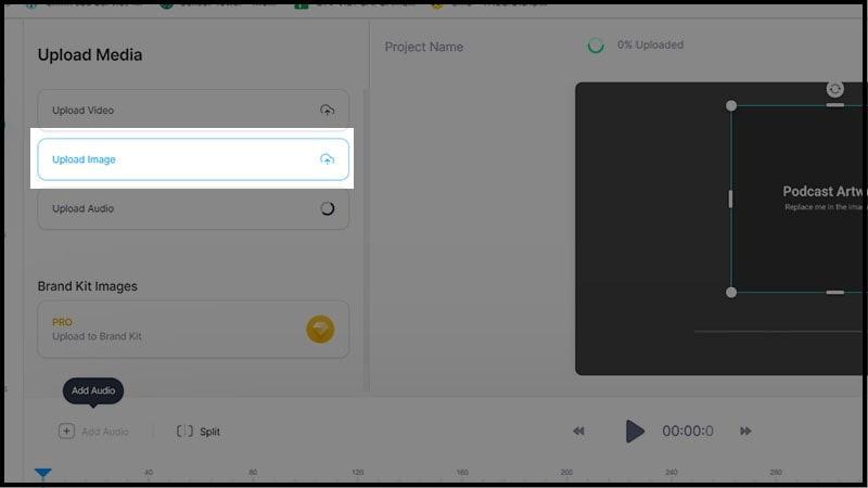 Cách tạo video sóng nhạc trên Veed bước 3