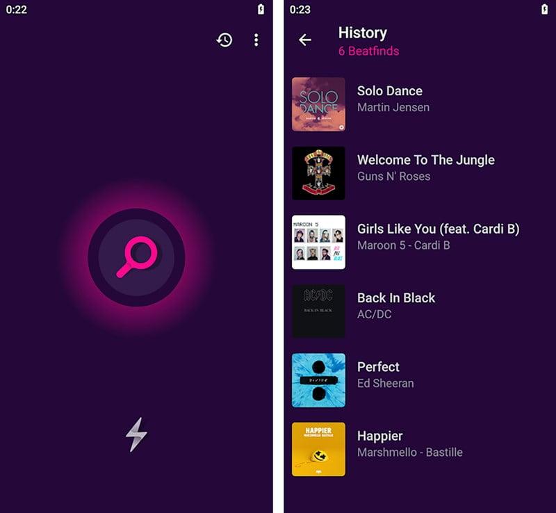 Cách tìm nhạc bằng âm thanh trên ứng dụng Music Recognition