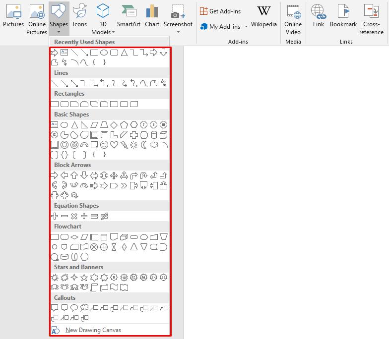 Cách vẽ mũi tên trong Word cơ bản