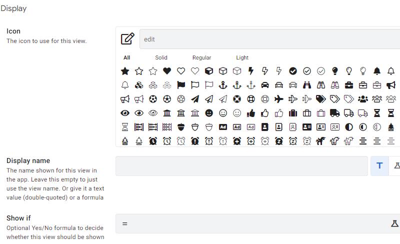 Mô tả cài đặt Display