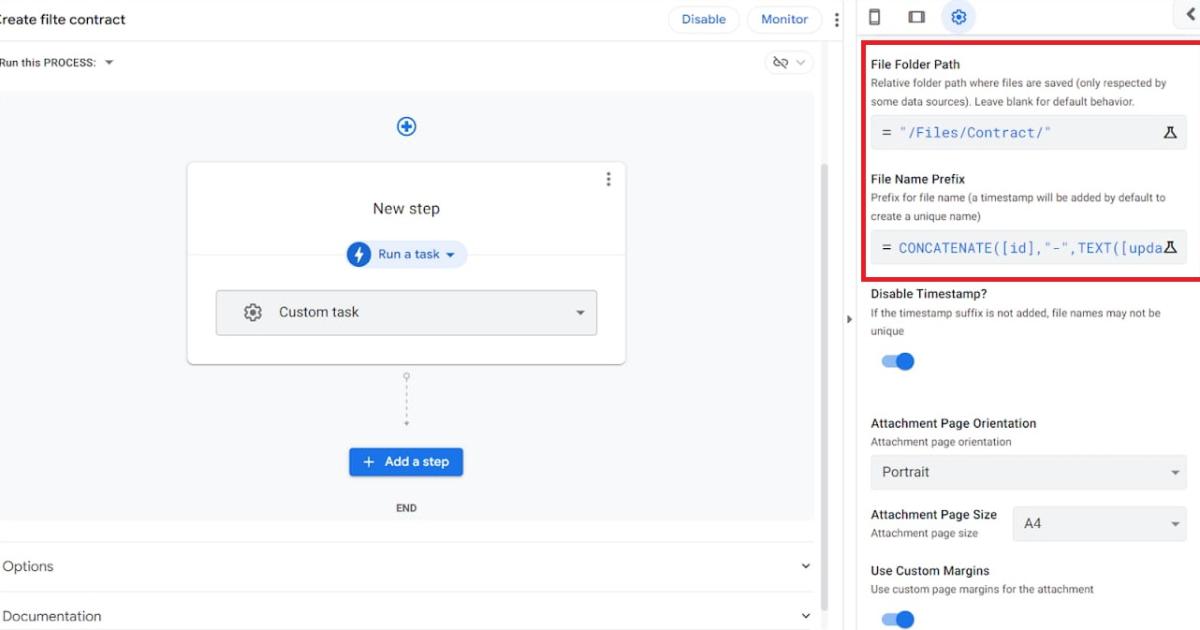 Thay đổi đường dẫn tên file