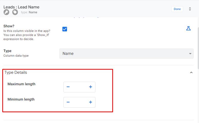 Khám phá các kiểu định dạng dữ liệu trong Appsheet