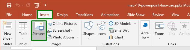 Cách tạo bố cục 1/2 trong Powerpoint