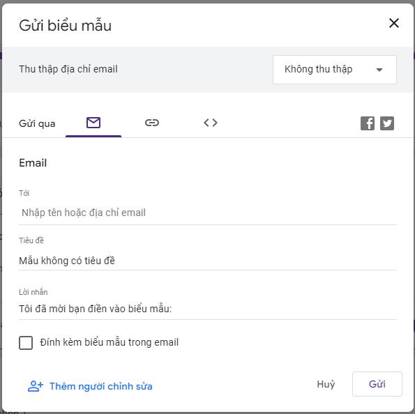 Cách chia sẻ biểu mẫu trong Google Form 3