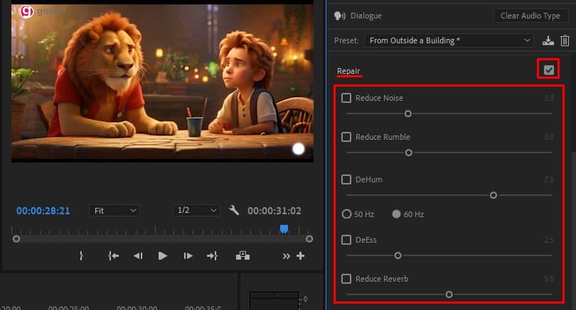 Chỉnh âm thanh nâng cao trong Adobe Premiere 6