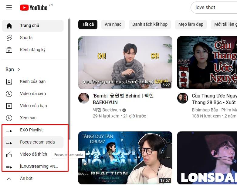 Chỉnh sửa danh sách phát youtube trên máy tính 1