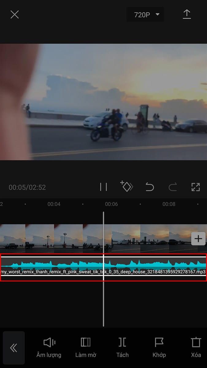 Chỉnh sửa đoạn âm thanh