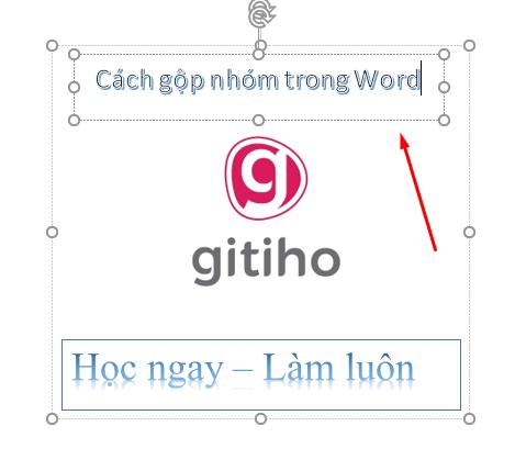 Sửa các đối tượng riêng lẻ trong group