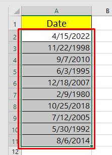 Chọn các ô cần tùy chỉnh