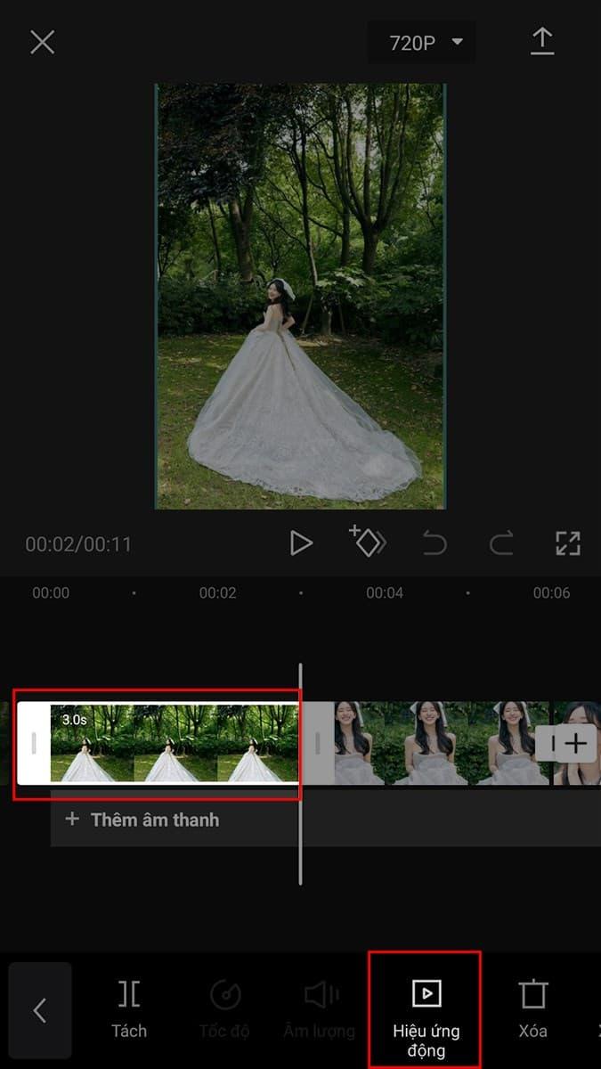 Cách tạo hiệu ứng chuyển cảnh Capcut mượt mà cho video
