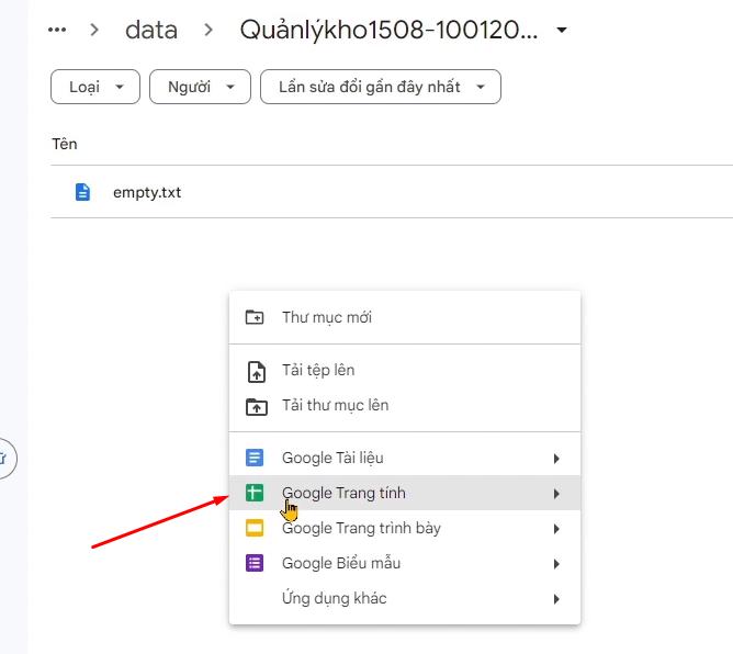 Tạo ứng dụng quản lý kho bằng Google Appsheet