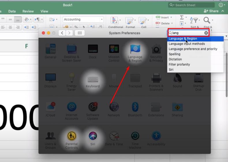 Cách đổi dấu phẩy thành dấu chấm trong Excel Macbook 2