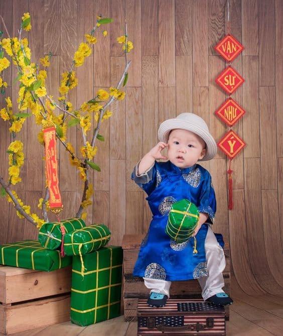 Concept chụp ảnh tết cho bé 12