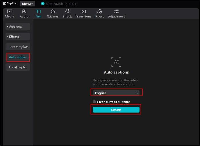 công cụ chuyển đổi giọng nói video thành văn bản capcut