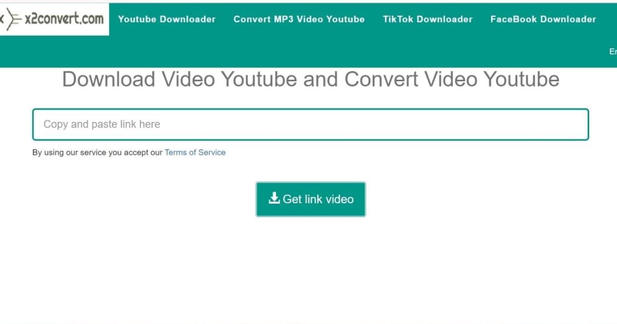 công cụ tách nhạc Youtube X2convert.com 1