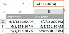 cách cộng trừ giờ phút lớn hơn 24 giờ