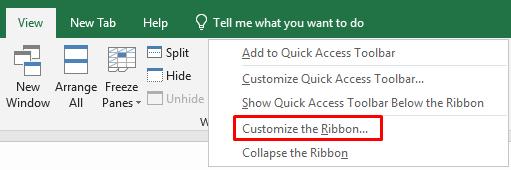 Không hiện ra các công cụ trong nhóm chức năng Freeze Panes 2