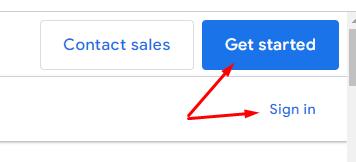 Đăng nhập hoặc đăng ký tài khoản Appsheet