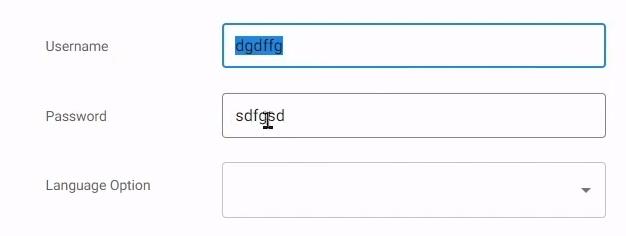 Cài đặt đăng nhập app chưa được khớp chính xác