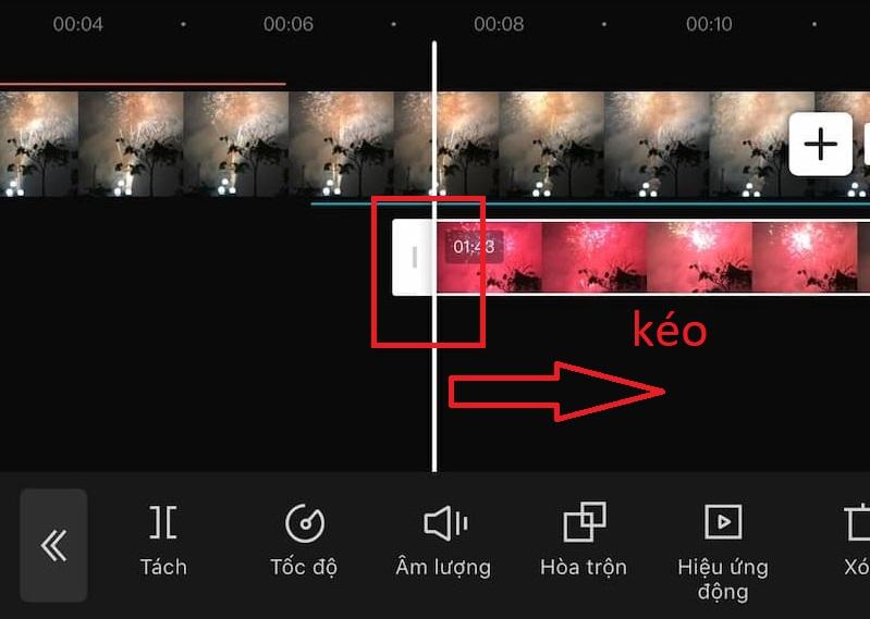 Điều chỉnh thời gian xuất hiện của lớp phủ