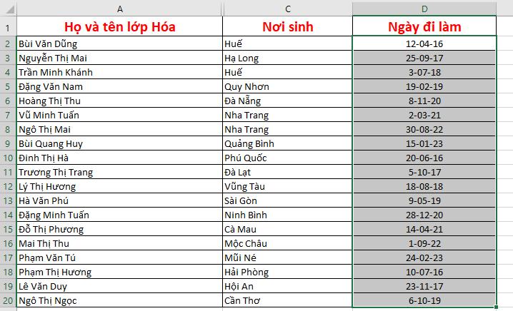 Dữ liệu đã được xóa bỏ định dạng text