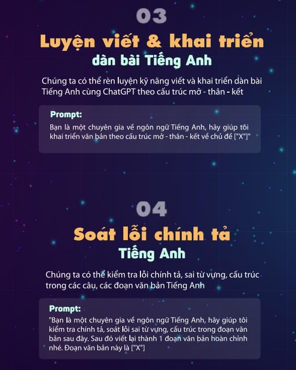 Dùng Chatgpt để Học tiếng Anh