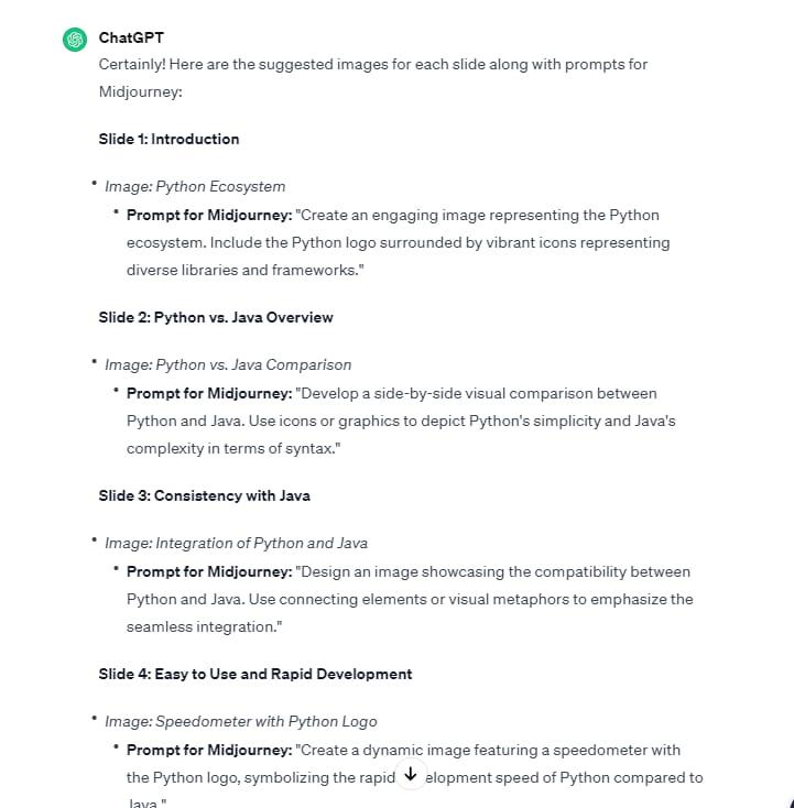 Mẹo sử dụng ChatGPT và Canva gợi ý hình ảnh minh họa cho slide