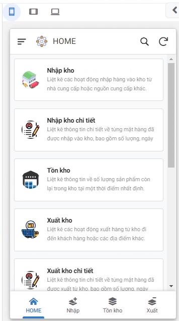 Cài đặt chỉnh sửa hiện thị