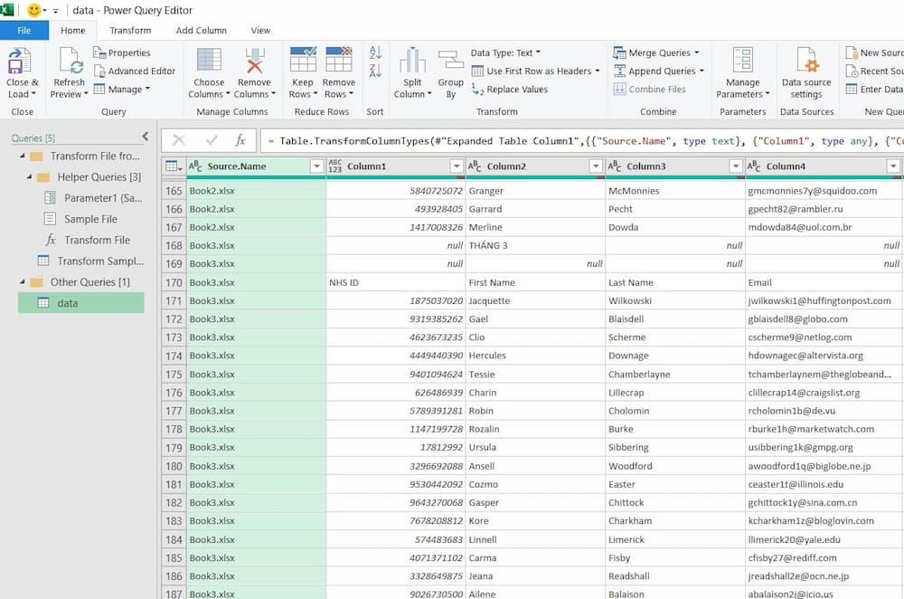 Gộp nhiều file thành một file trong Excel bước 6