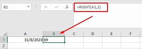 Hàm Right trong Excel: cách dùng và ví dụ chi tiết