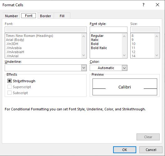 Hướng dẫn cách tô màu xen kẽ trong Excel 4