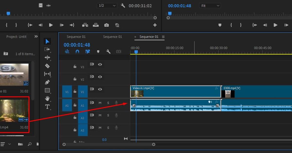 Hướng dẫn ghép video bằng Adobe Premiere 1